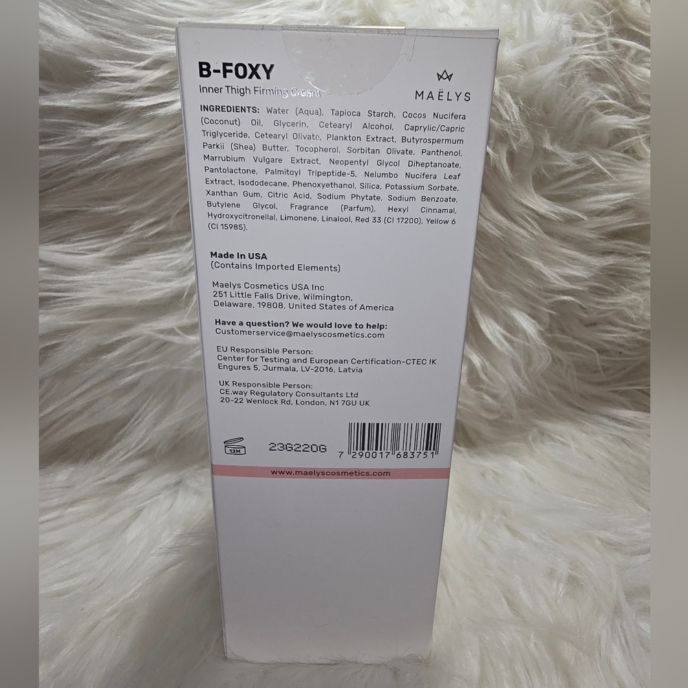 Maelys B-Foxy Inner Thigh Firming Cream - Picture 3 of 5
